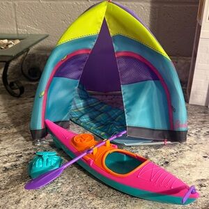 Barbie Pink and Blue Adventure Set